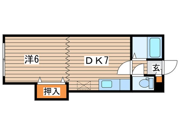 三進栄通マンションの物件間取画像